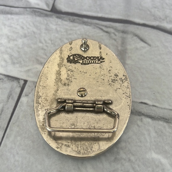 Vintage NOCONA 🦌 leaping Elk Hunting silver tone bucket - Picture 2 of 4